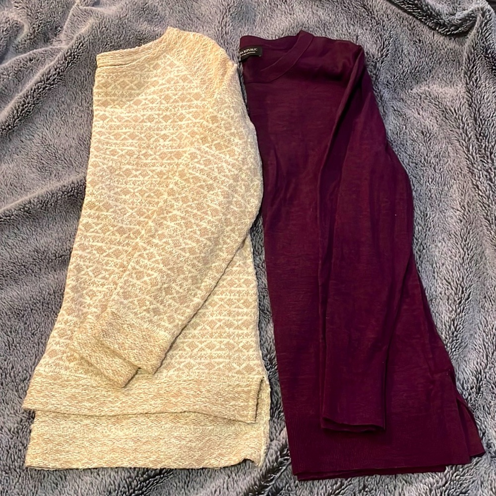 2 women’s sweater bundle